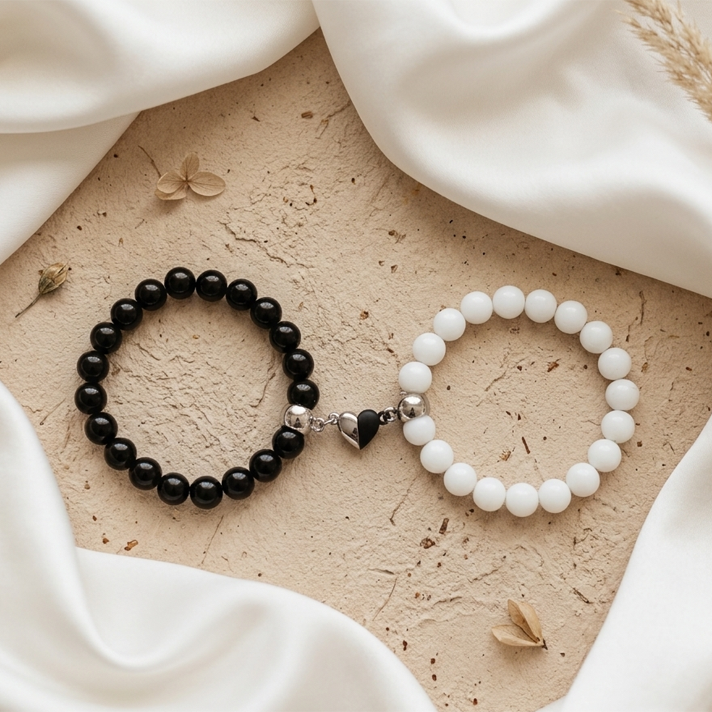 The99Jewel Eternal Bond Magnetic Couple Bracelet Set