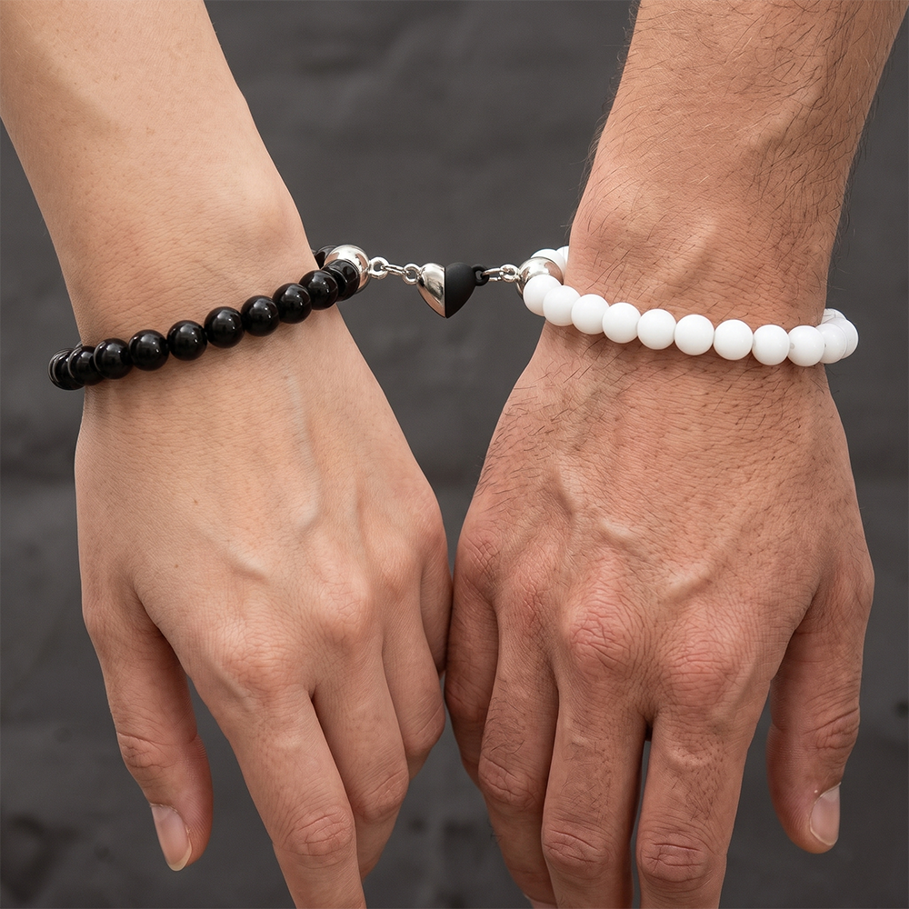The99Jewel Eternal Bond Magnetic Couple Bracelet Set
