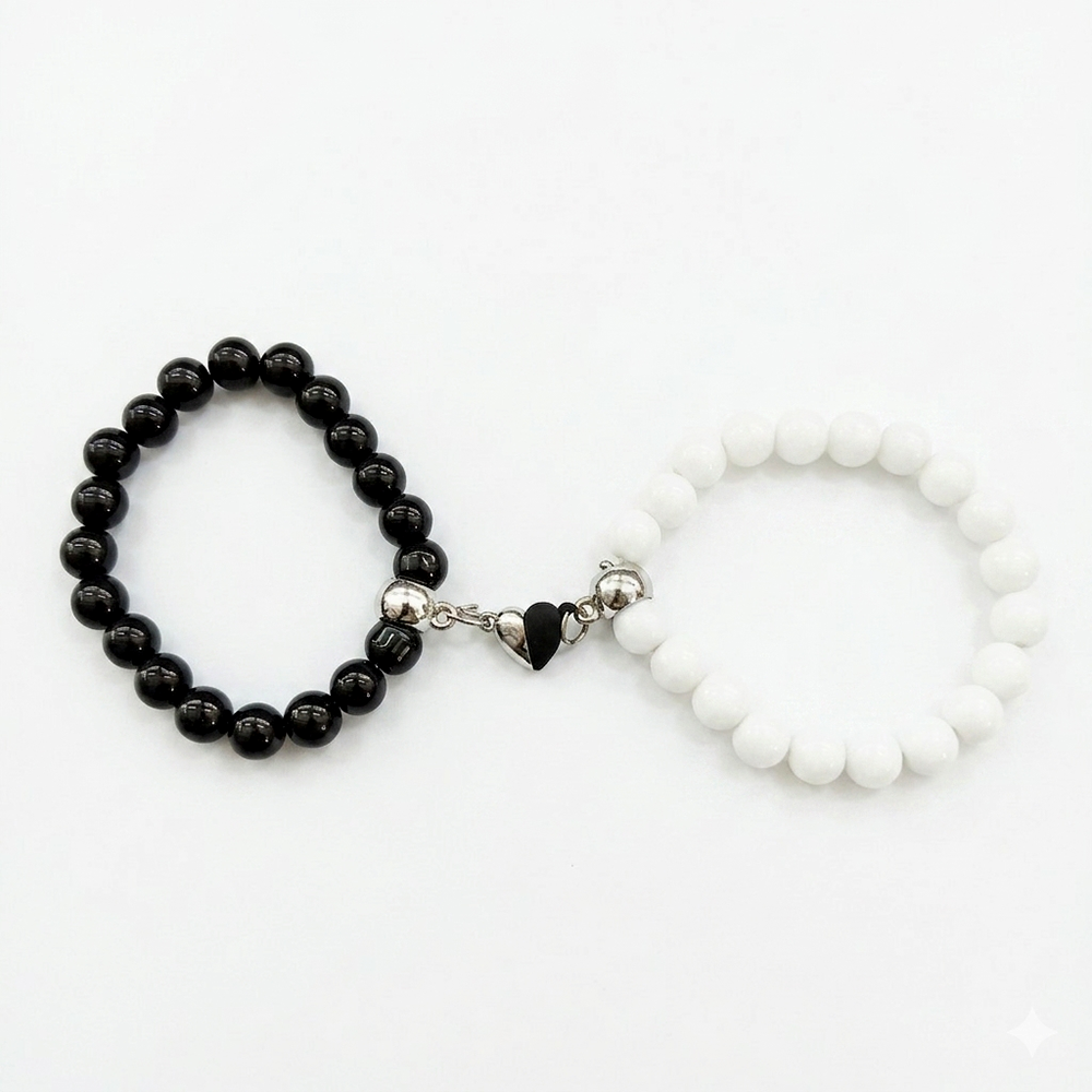 The99Jewel Eternal Bond Magnetic Couple Bracelet Set