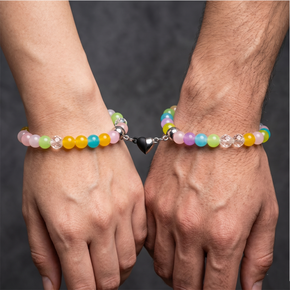 The99Jewel Eternal Bond Magnetic Couple Bracelet Set