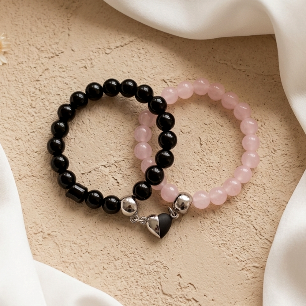 The99Jewel Eternal Bond Magnetic Couple Bracelet Set
