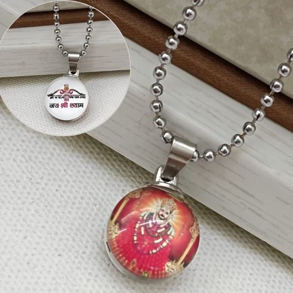 The99Jewel Jai Shree Shyam Baba Chain Pendant
