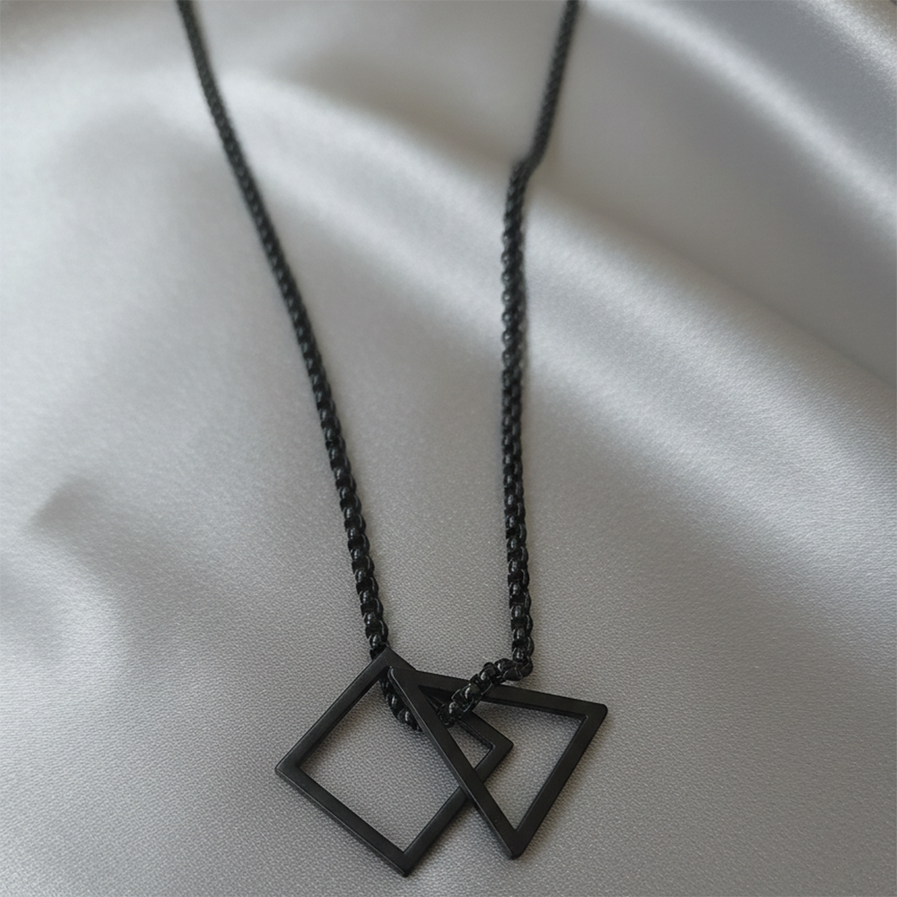 The99Jewel Stylish Square Shape Mens Necklace