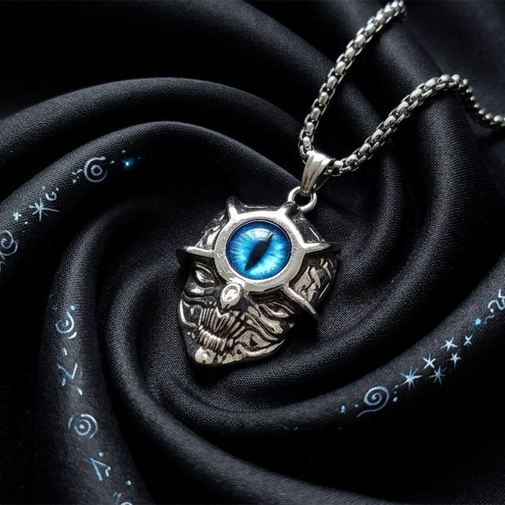 The99Jewel Mystic Dragon Eye Amulet Chain pendant for Mens