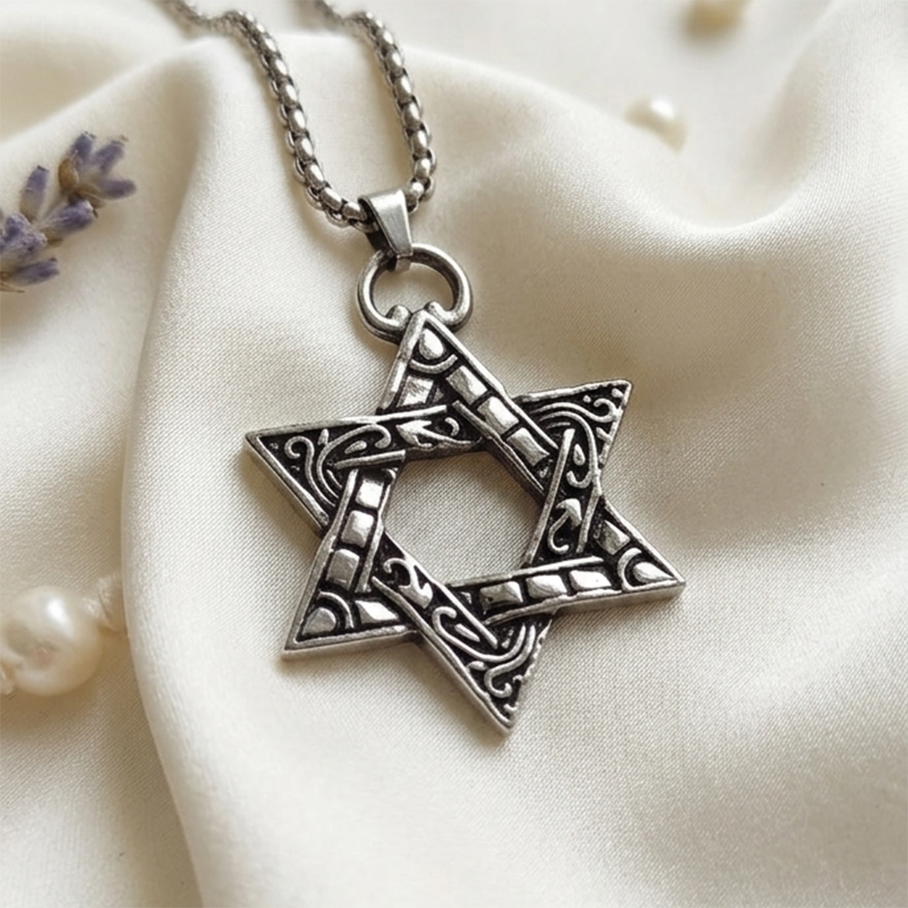 The99Jewel Star Of David  Pendant With Chain