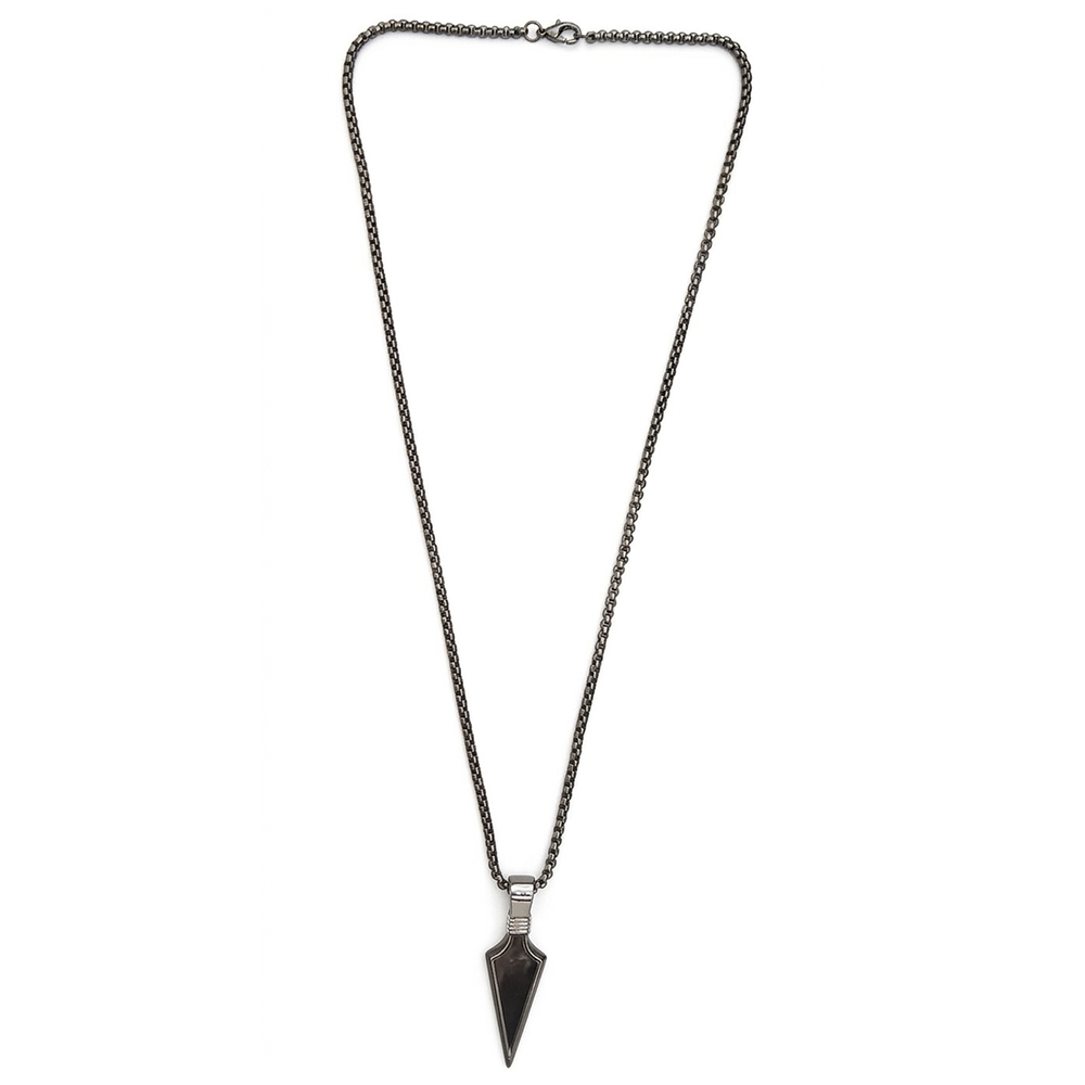 The99Jewel Black Arrow Pendant With Chain