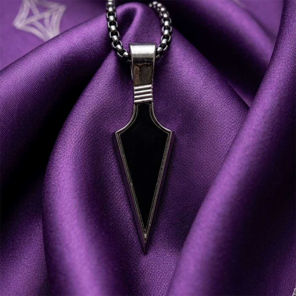 The99Jewel Black Arrow Pendant With Chain