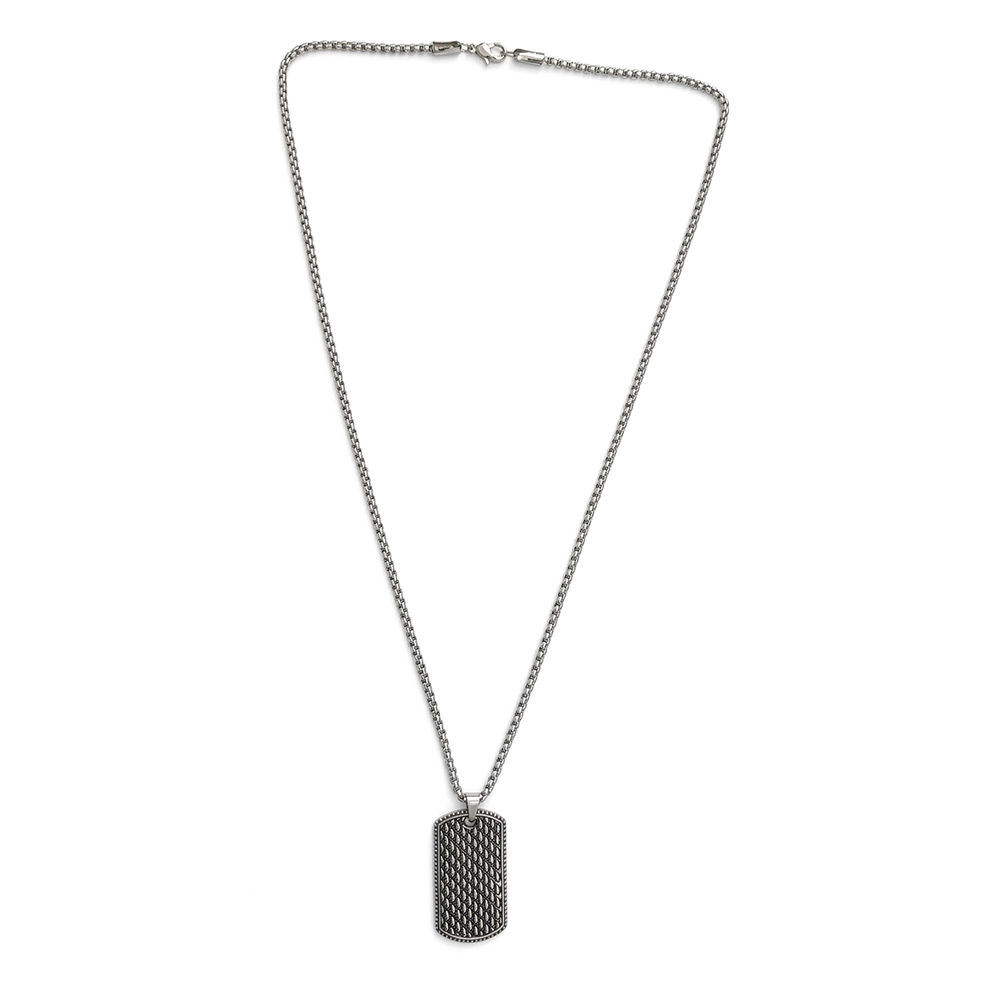 The99Jewel Silver Plated Pendant With Chain