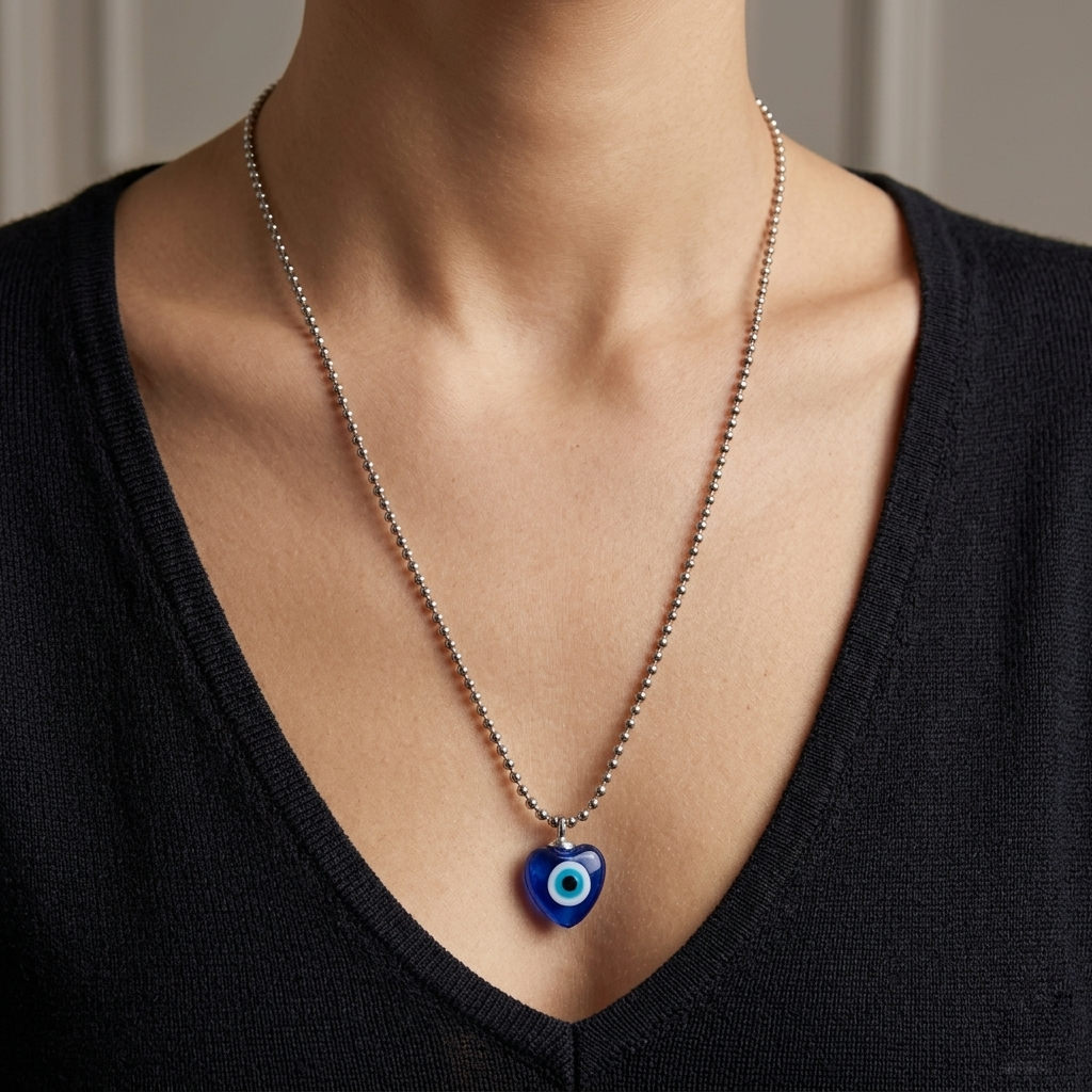 The99Jewel Lucky Evil Eye Chain Pendant