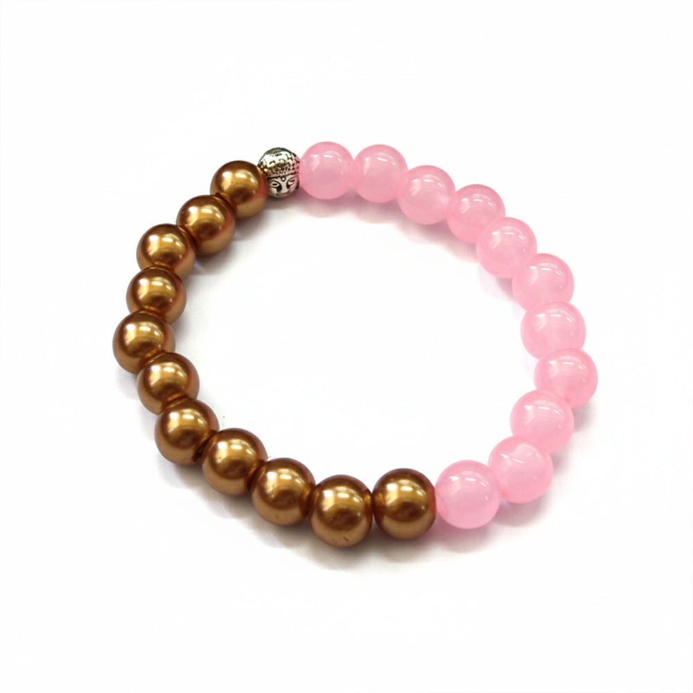 The99Jewel Pink and Gold Bracelet