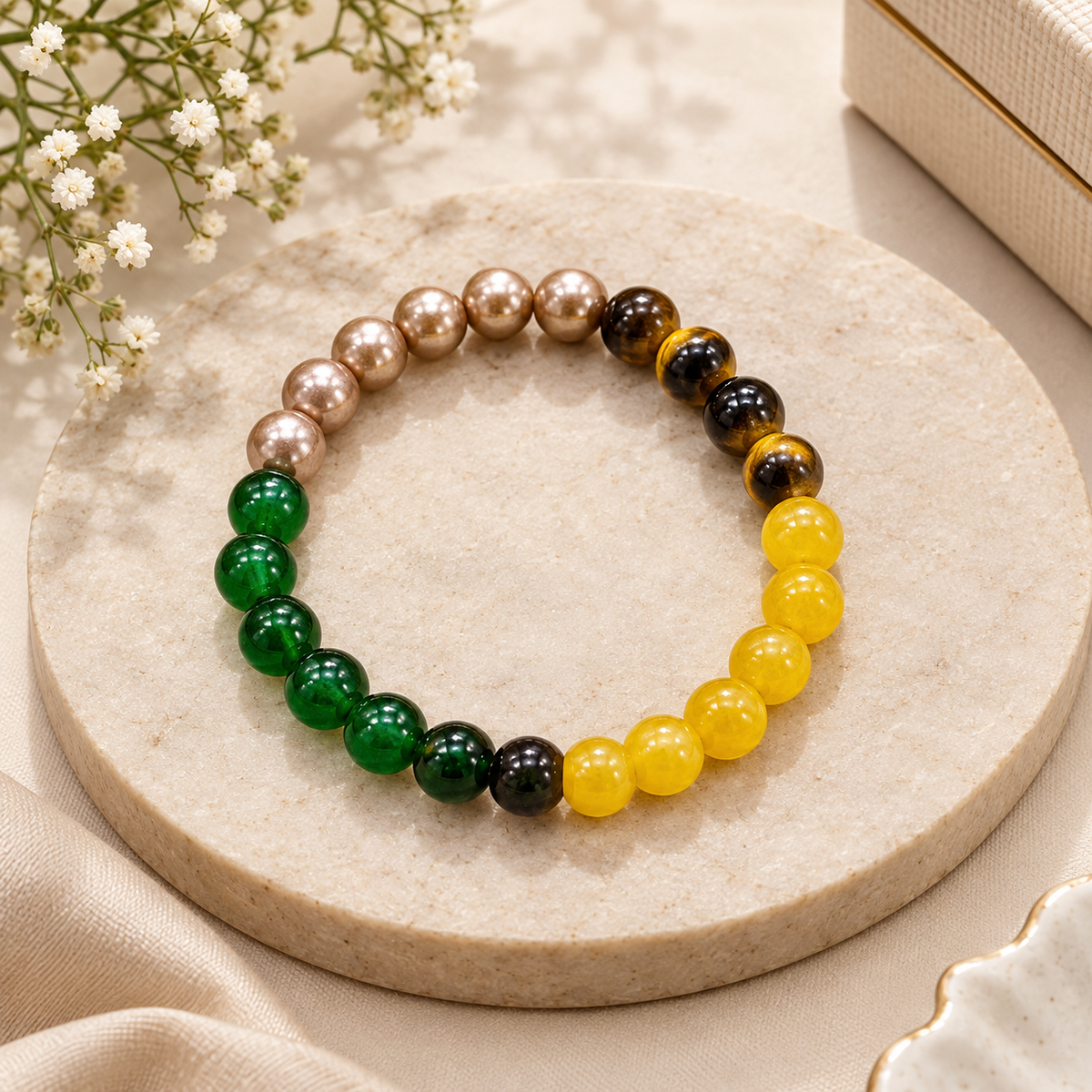 The99Jewel Multicolor Beaded Bracelet for Men & Women