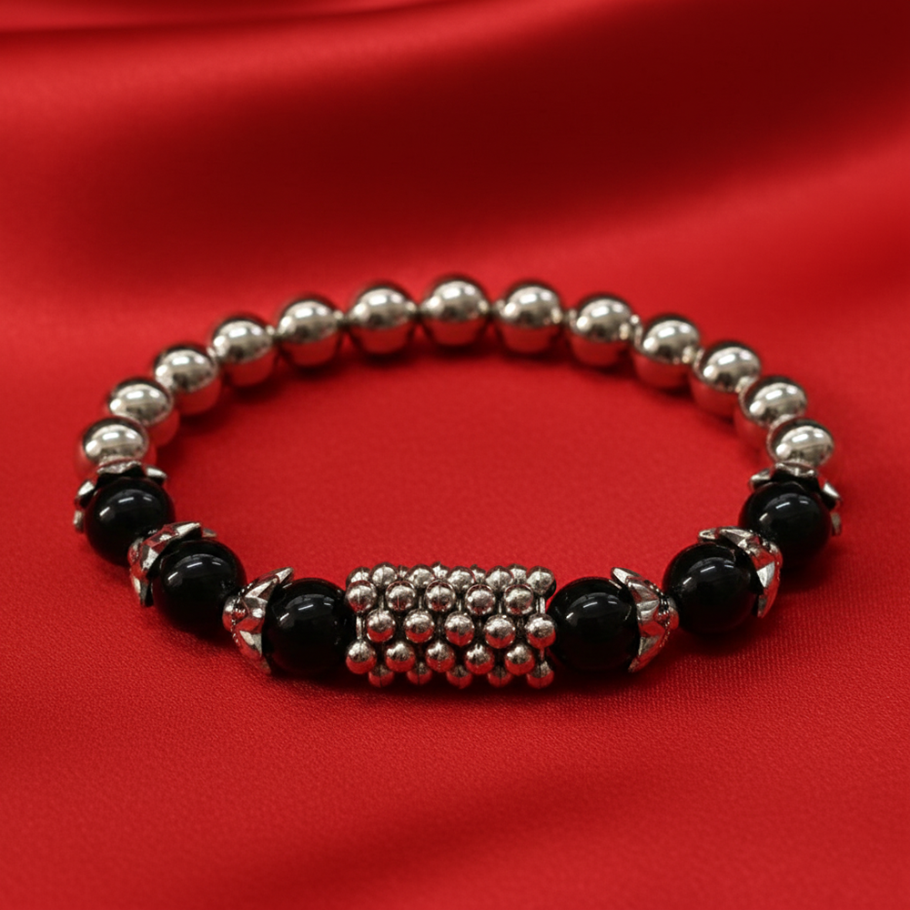 The99Jewel Elegant Silver Beads Combo Bracelet all occassions