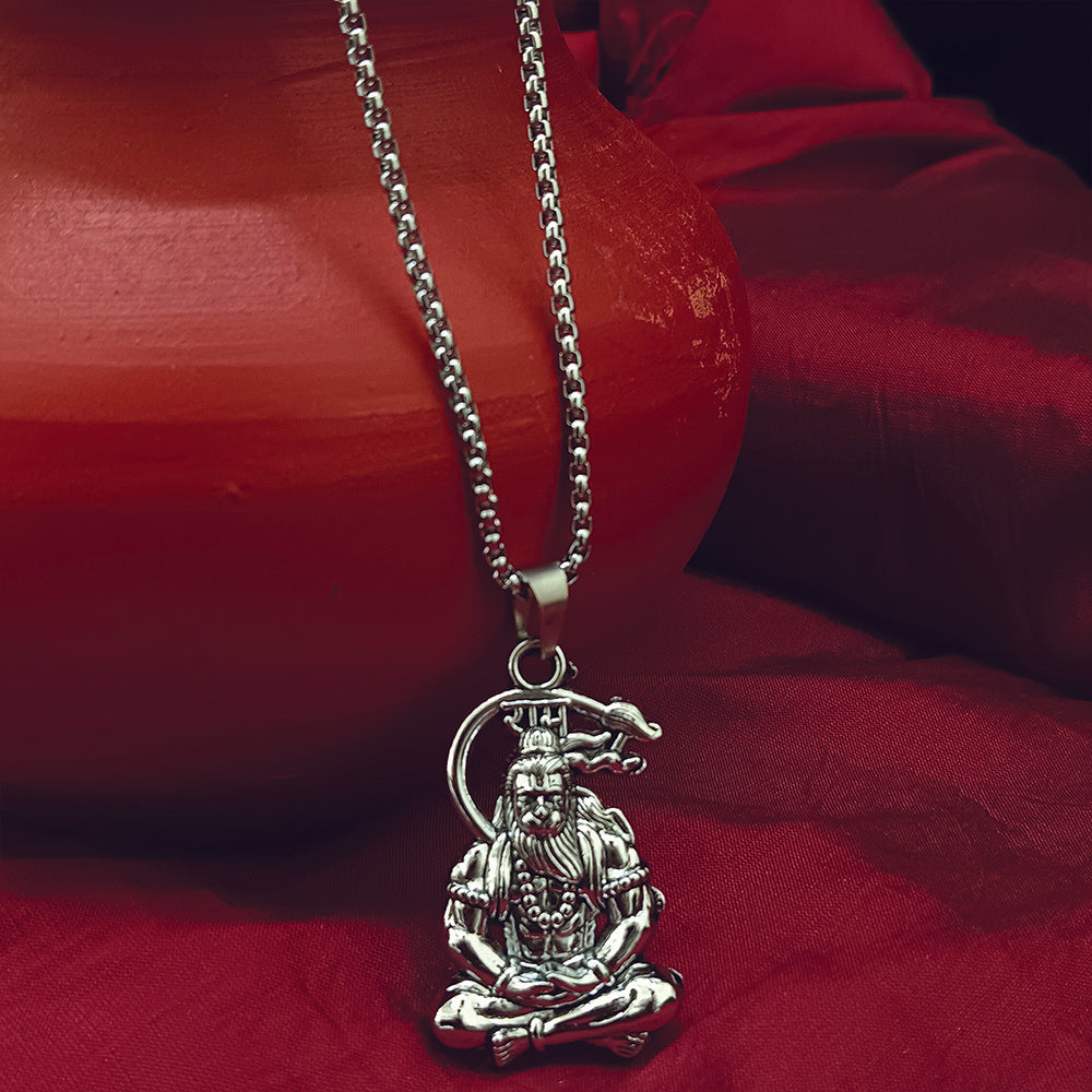 The99Jewel Hanuman Chain Pendant