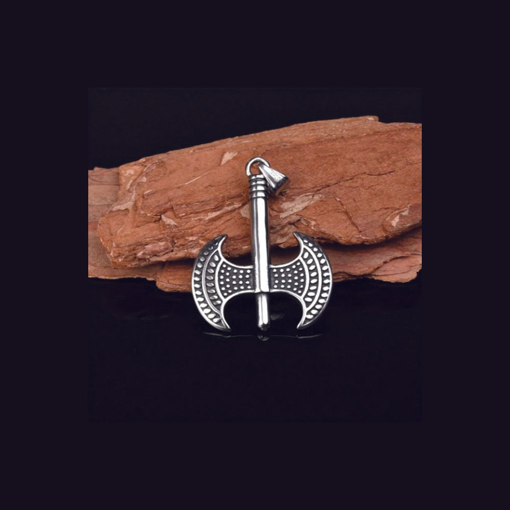 The99Jewel Stylish Battle Axe Pendant Chain for Men