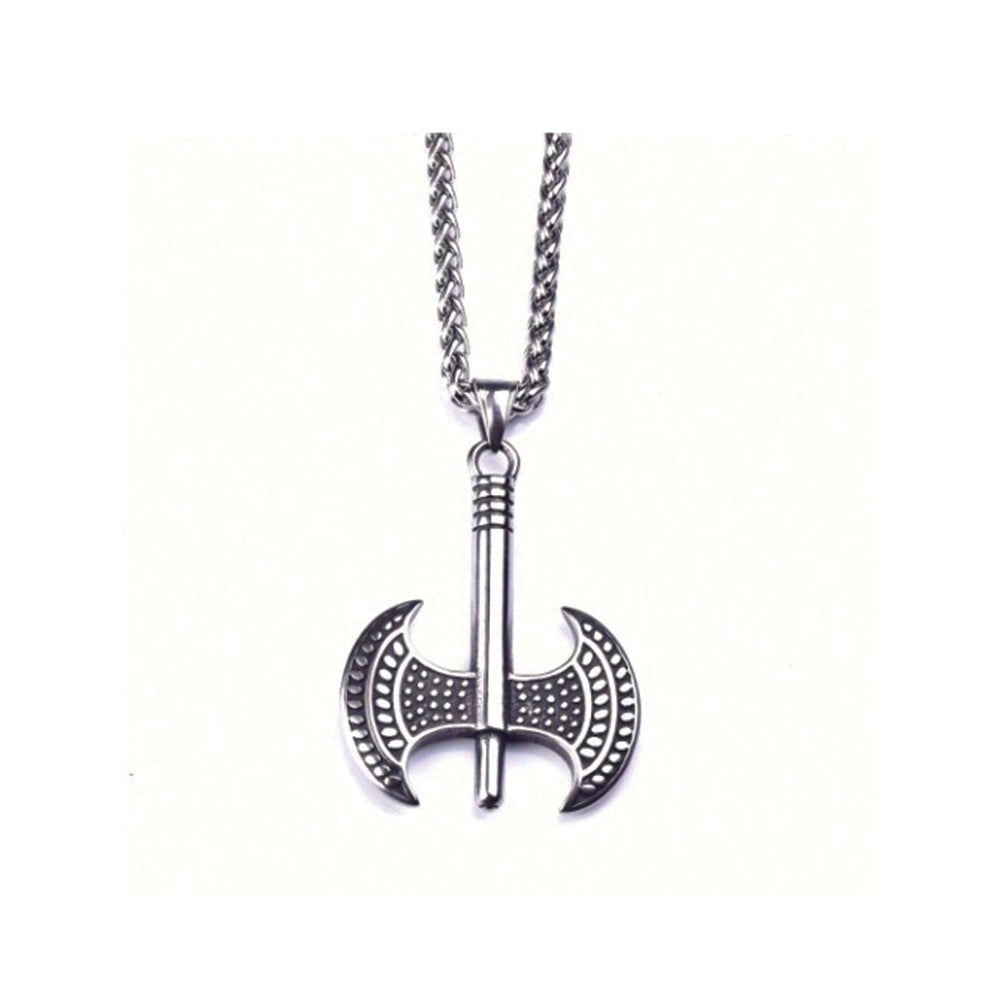 The99Jewel Stylish Battle Axe Pendant Chain for Men
