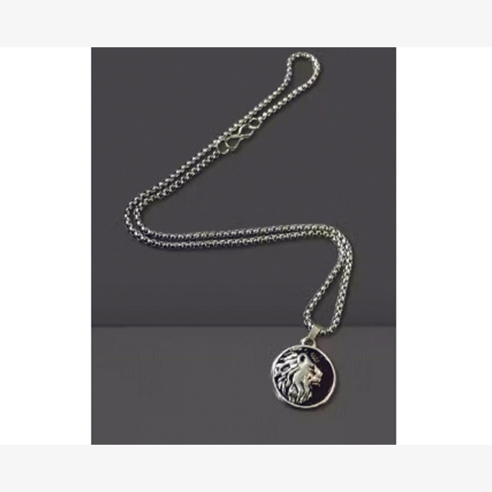 The99Jewel Silver Tiger Shape Chain Necklace