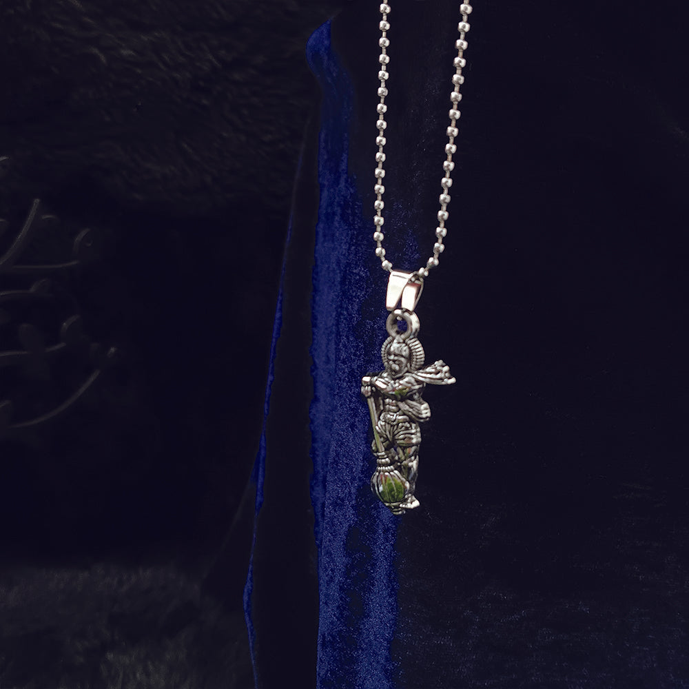The99Jewel Silver Chain  Hanuman  Pendant for Men