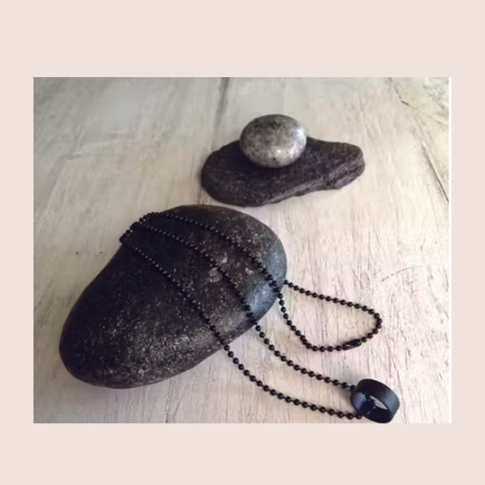 The99Jewel Black Ring Chain for Men & Boys