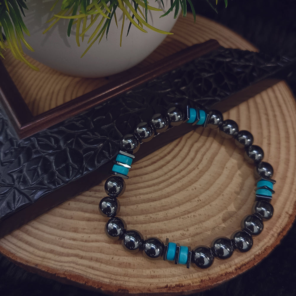 The99Jewel Black Gun Metal Bracelet