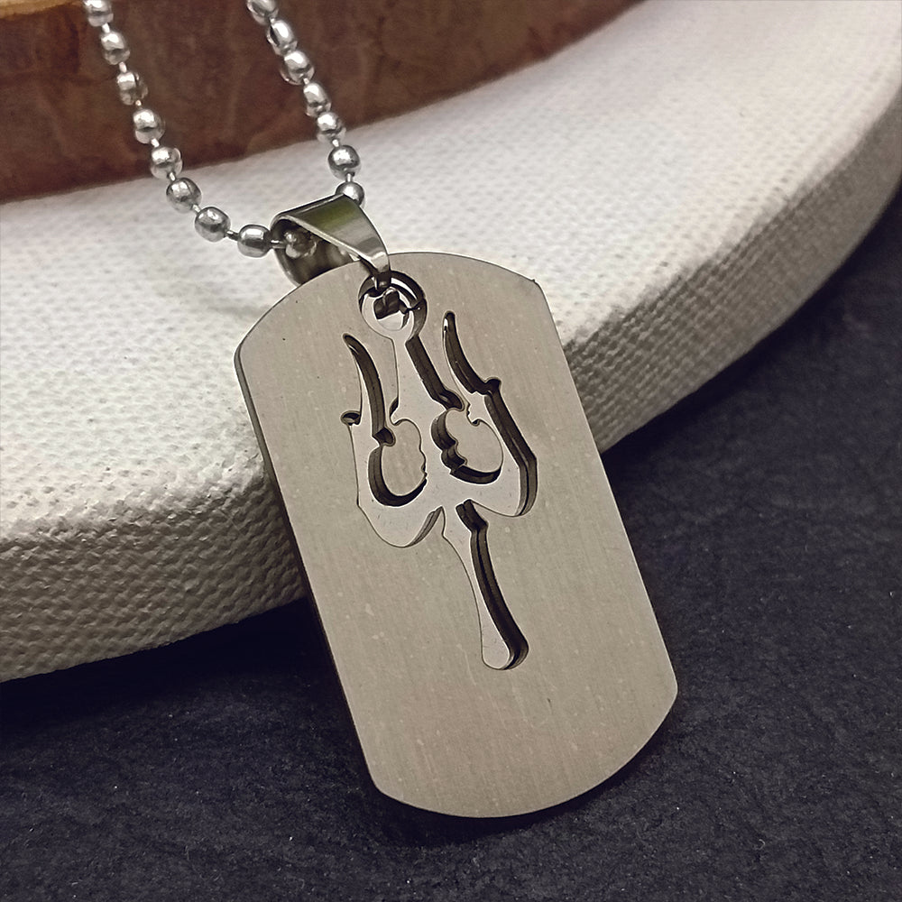 The99Jewel Trishul  Chain Pendant For Men