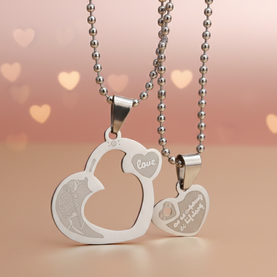 The99Jewel Heart Shape Love Chain Pendant- 1404888
