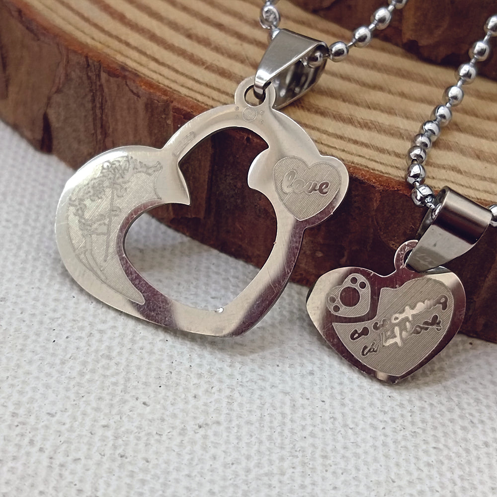 The99Jewel Heart Shape Love Chain Pendant- 1404888