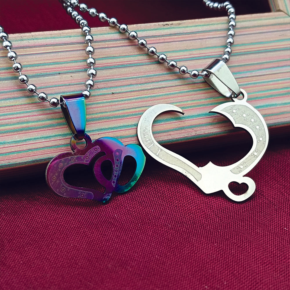 The99Jewel Heart Shape Chain Pendant- 1404891