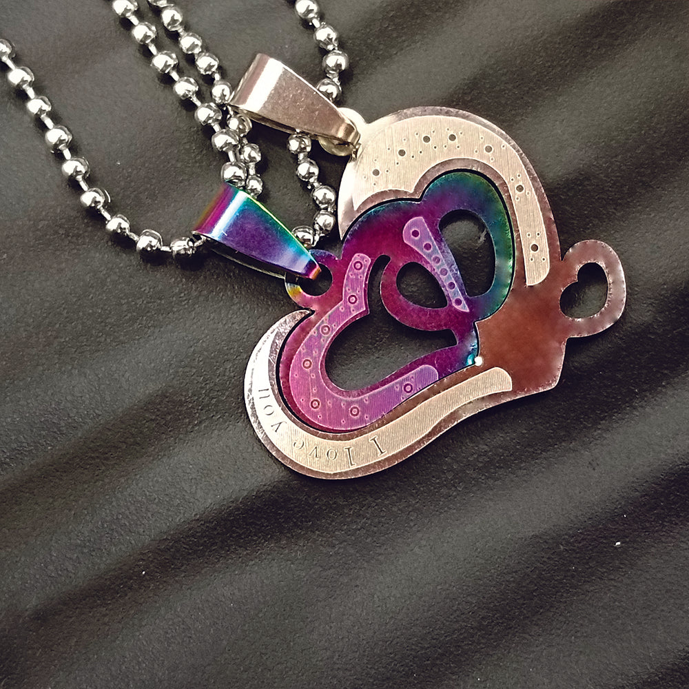 The99Jewel Heart Shape Chain Pendant- 1404891