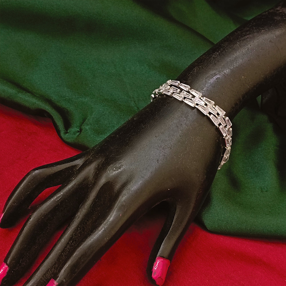 The99Jewel American Diamond Stylish Bracelet For Women And Girls