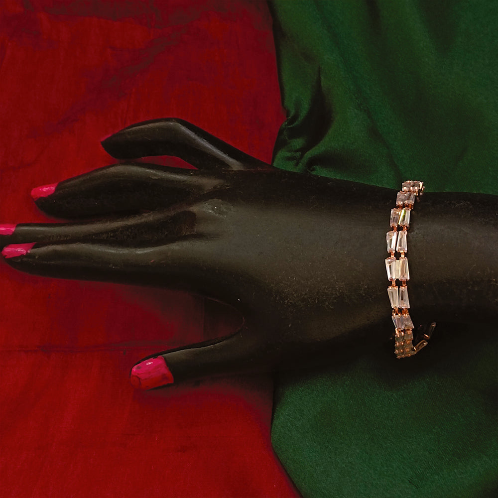 The99Jewel American Diamond Stylish Bracelet For Women And Girls