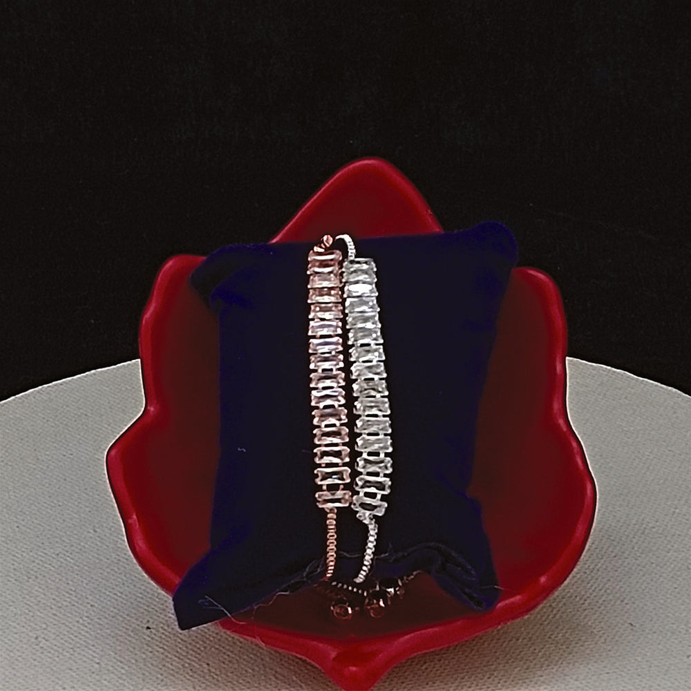The99Jewel Elegant Adjustable American Diamond Bracelet 