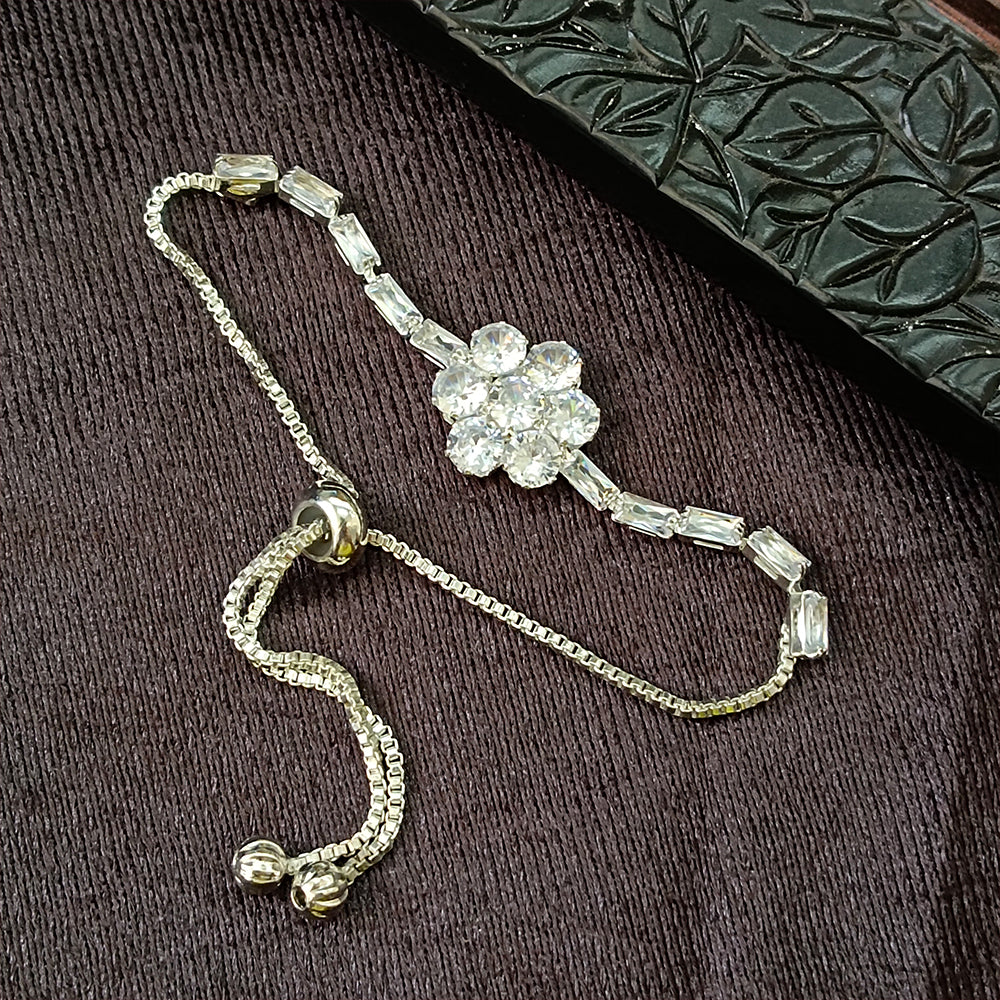 The99Jewel Elegant Adjustable American Diamond Bracelet