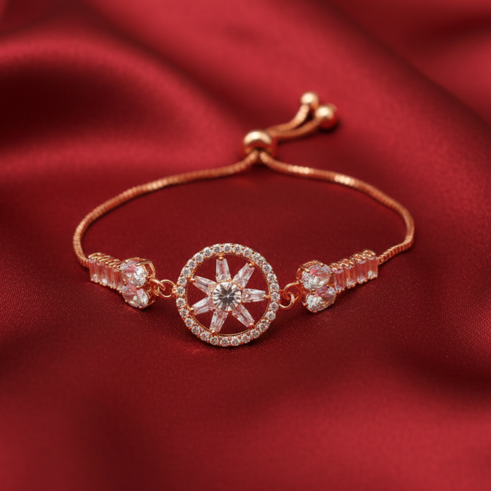 The99Jewel Elegant Adjustable American Diamond Bracelet