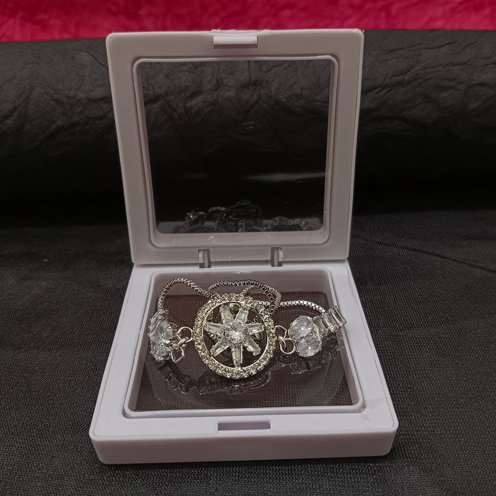 The99Jewel Elegant Adjustable American Diamond Bracelet