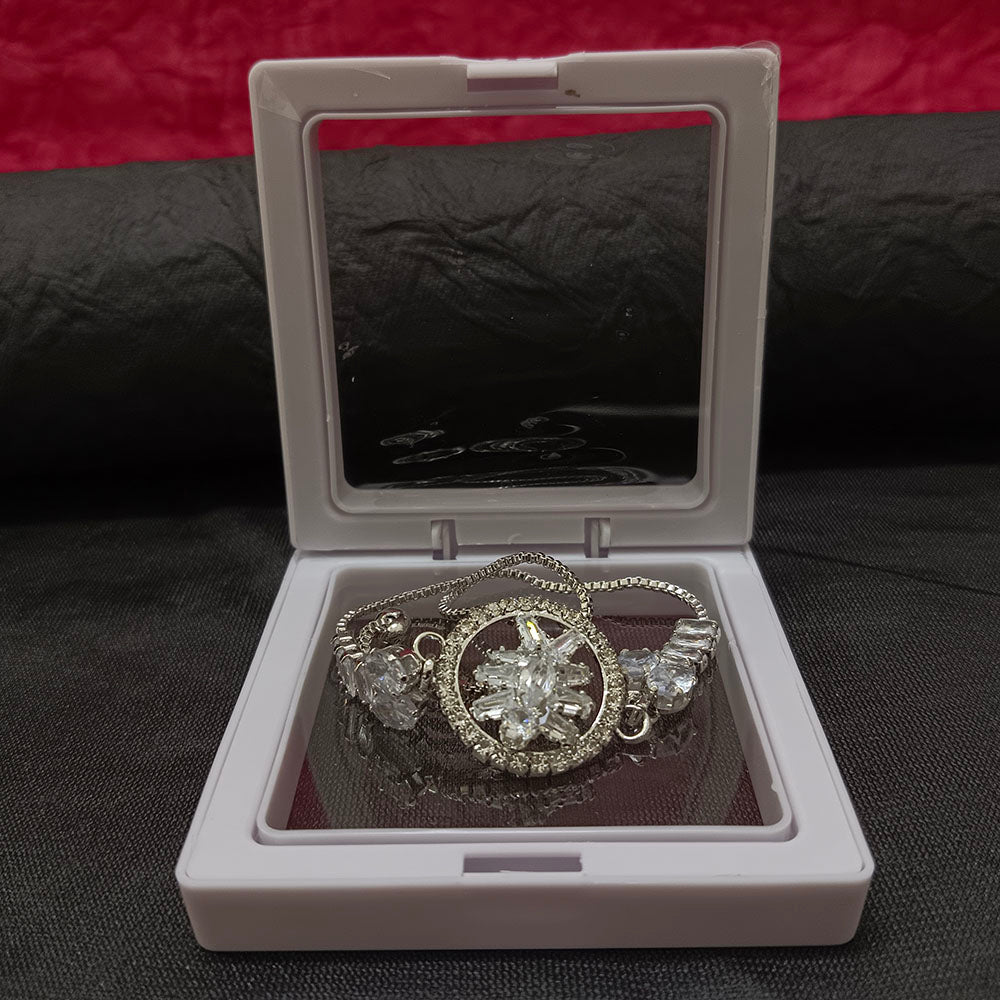 The99Jewel Elegant Adjustable American Diamond Bracelet