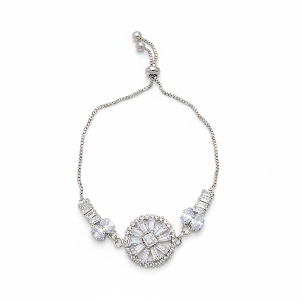 The99Jewel Elegant Adjustable American Diamond Bracelet