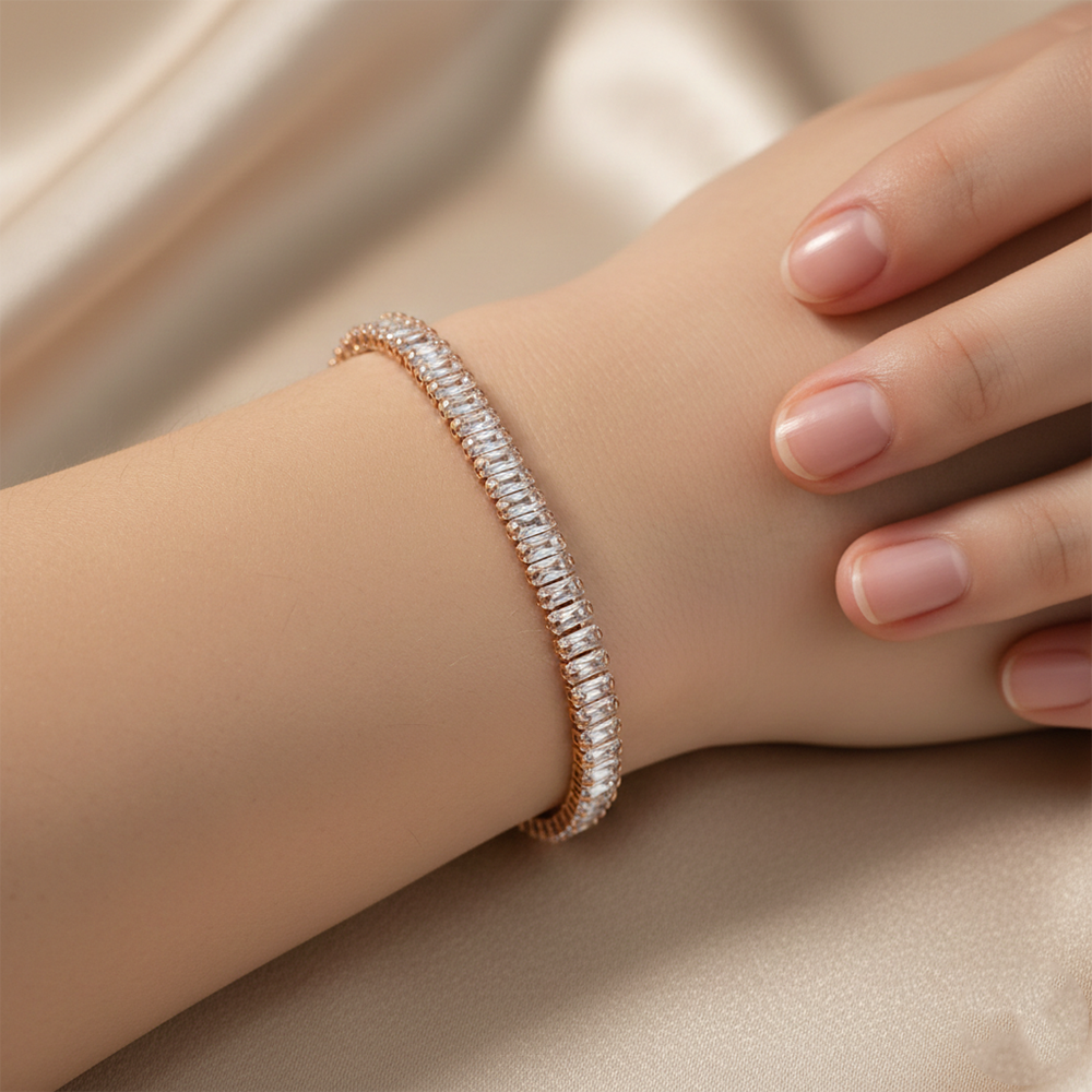 The99Jewel American Diamond Stylish Bracelet For Women And Girls