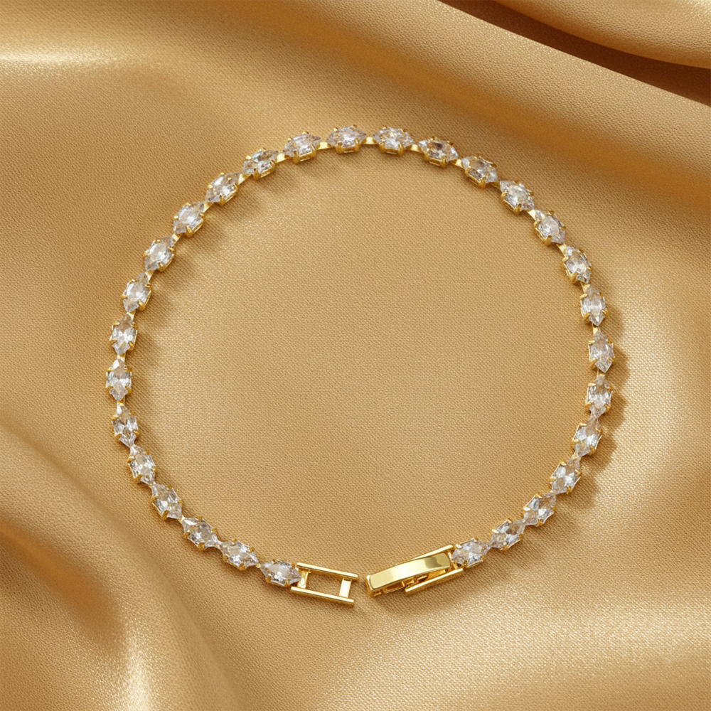 The99Jewel American Diamond Stylish Bracelet For Women And Girls
