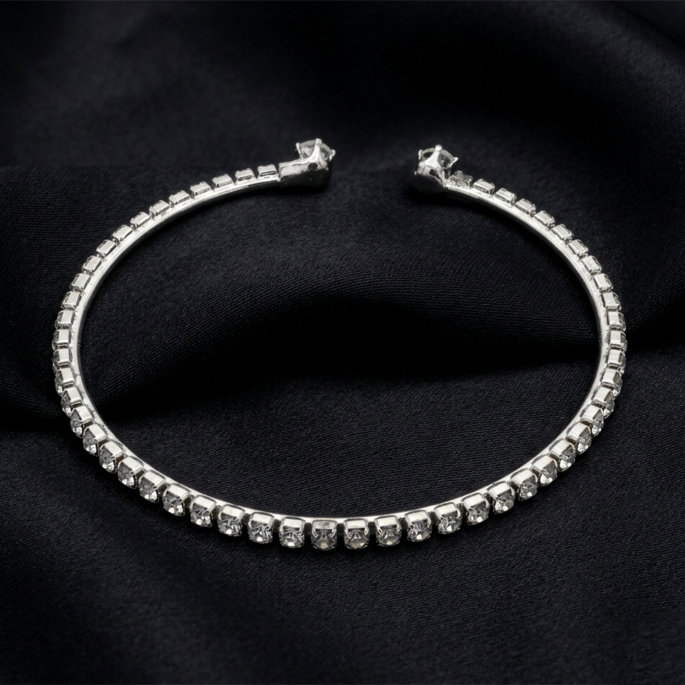 The99Jewel Rose Gold Plated Sparkling Austrian Stone Bracelet For Women