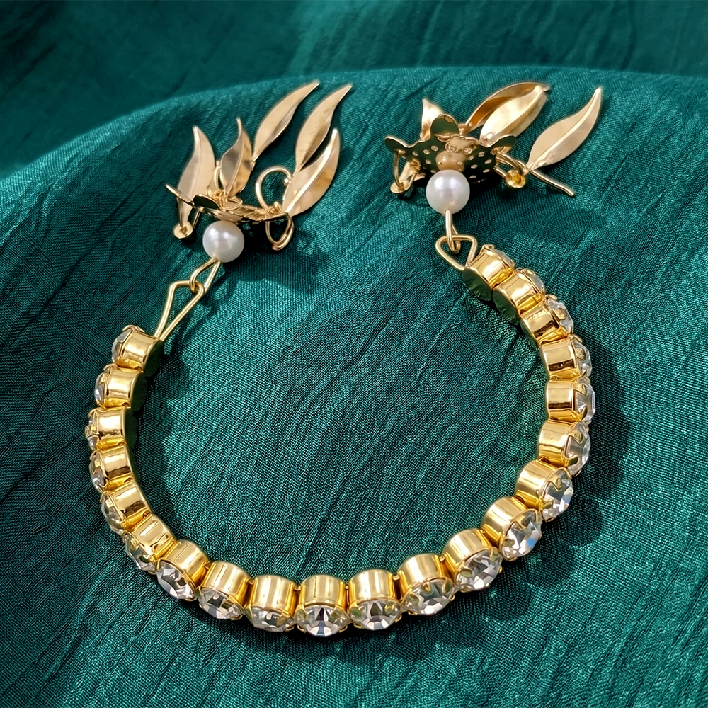 The99Jewel Gold Plated Sparkling Austrian Stone Bracelet For Women