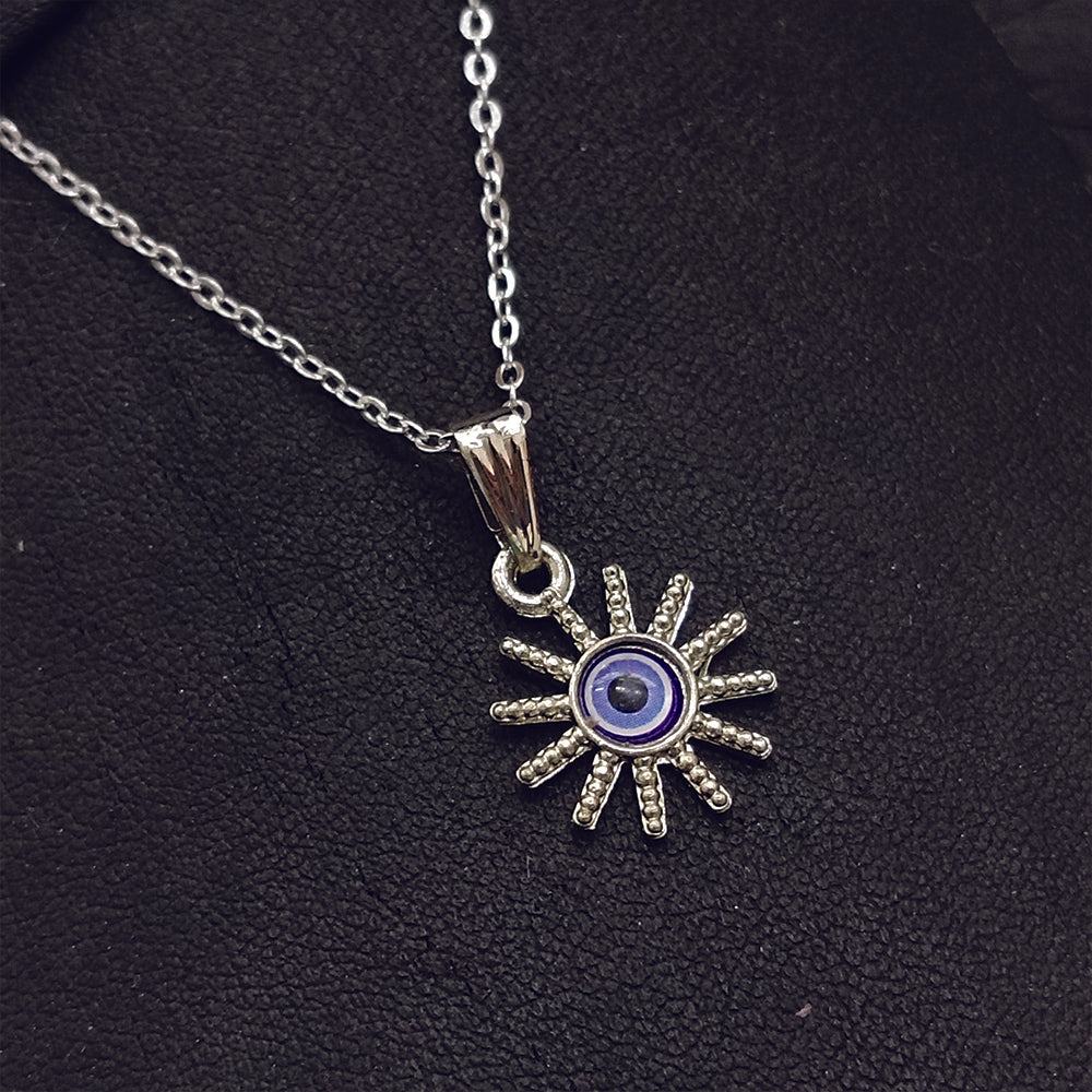 The99Jewel Star Shaped Evil Eye Chain Pendant - 1405019