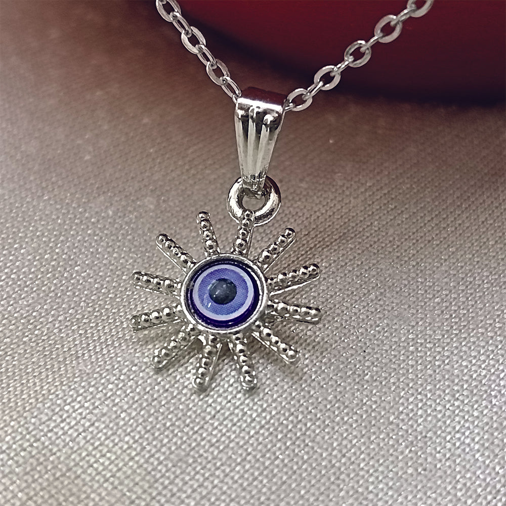 The99Jewel Star Shaped Evil Eye Chain Pendant - 1405019