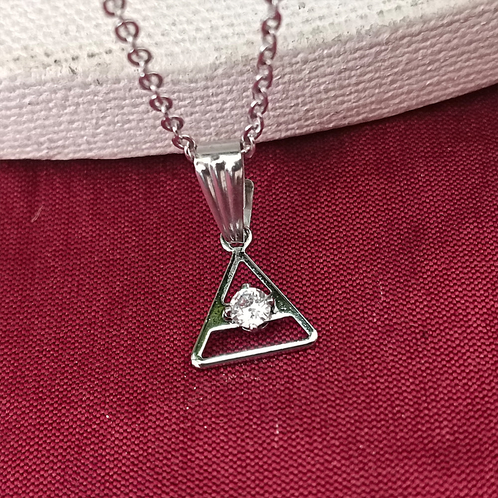 The99Jewel Triangle Shaped  Chain Pendant