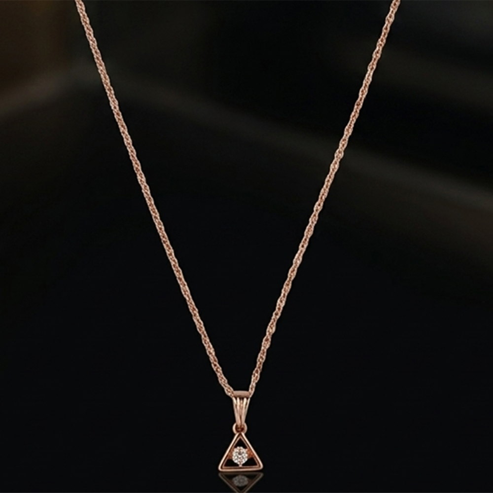 The99Jewel Triangle Shaped  Chain Pendant