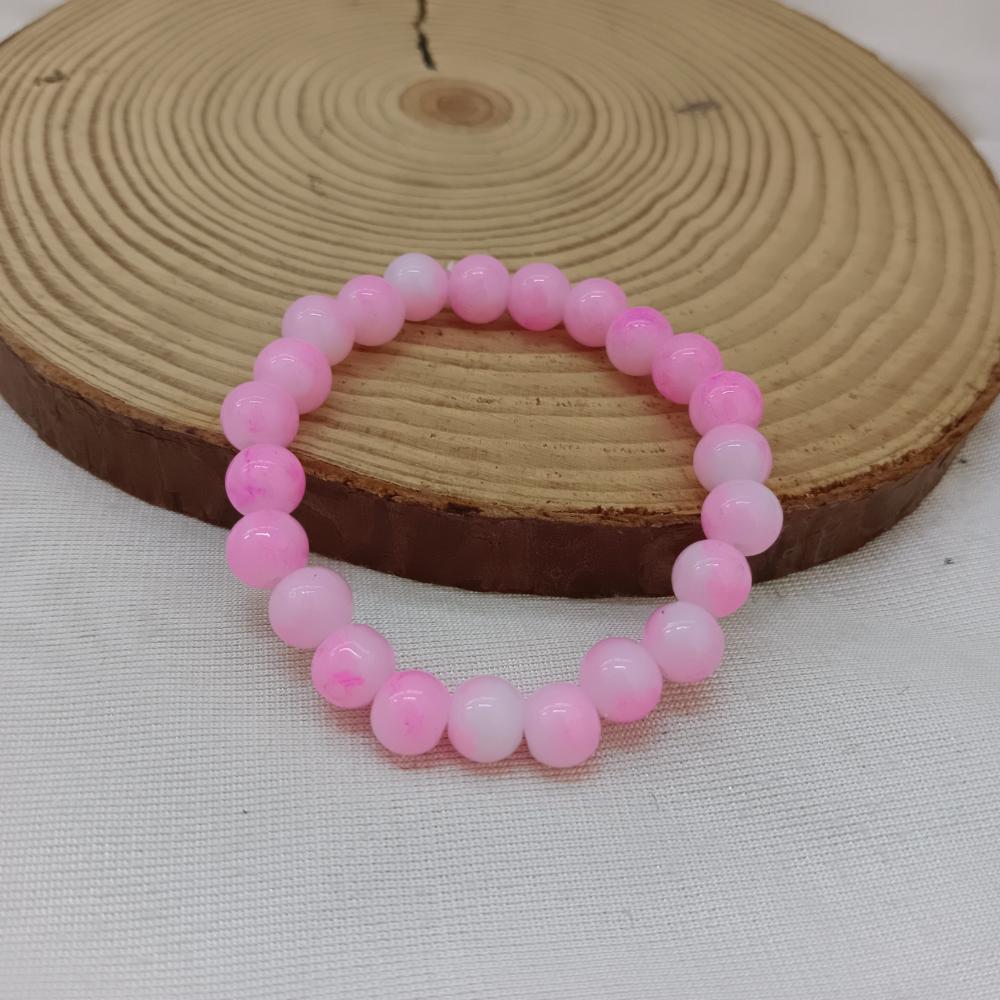 The99Jewel Pink Glass Beads Bracelet - 1405104