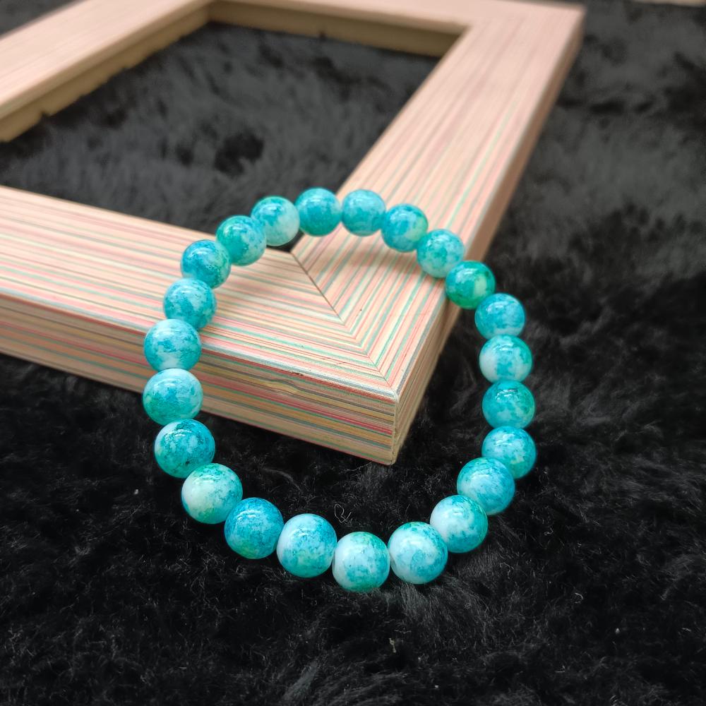 The99Jewel Blue Glass Beads Bracelet - 1405117