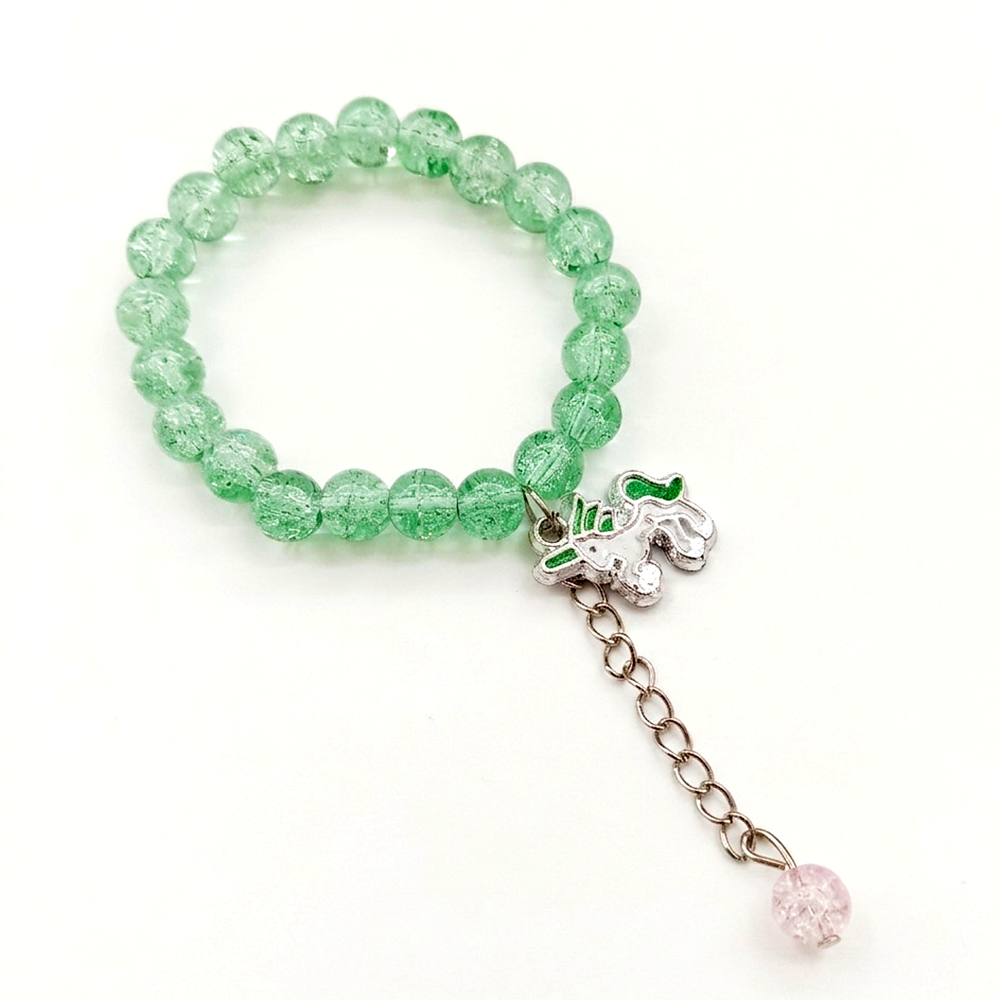 The99Jewel Crackle Beads And Charms Stylish Bracelets For Kids