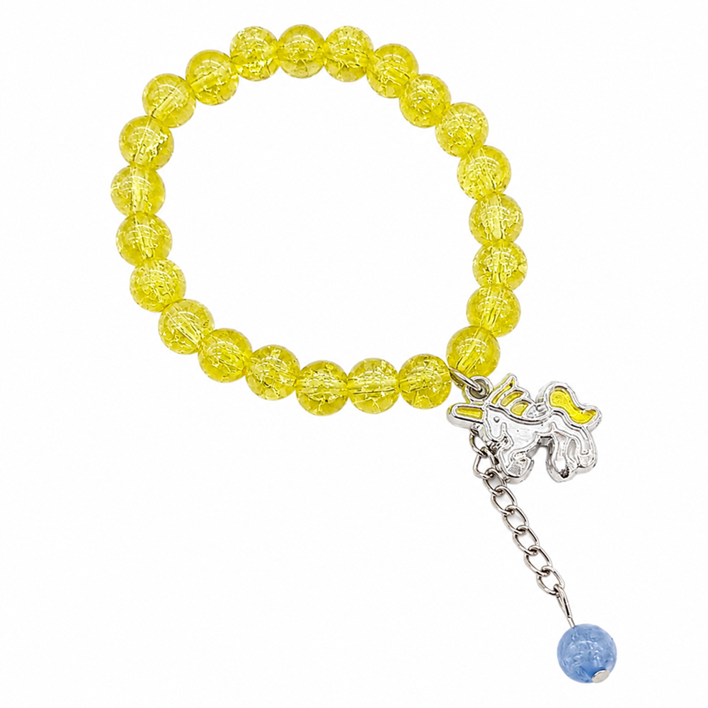 The99Jewel Crackle Beads And Charms Stylish Bracelets For Kids