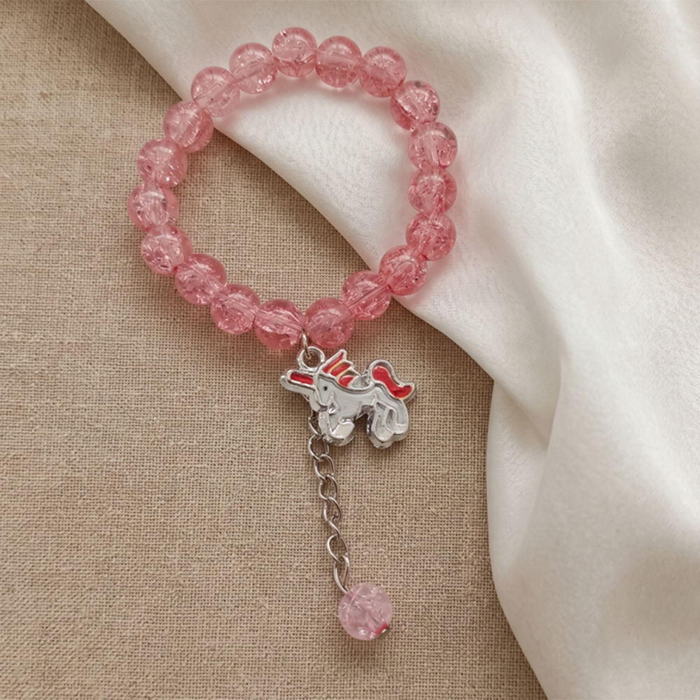 The99Jewel Crackle Beads And Charms Stylish Bracelets For Kids 
