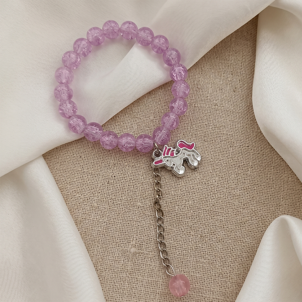 The99Jewel Crackle Beads And Charms Stylish Bracelets For Kids 
